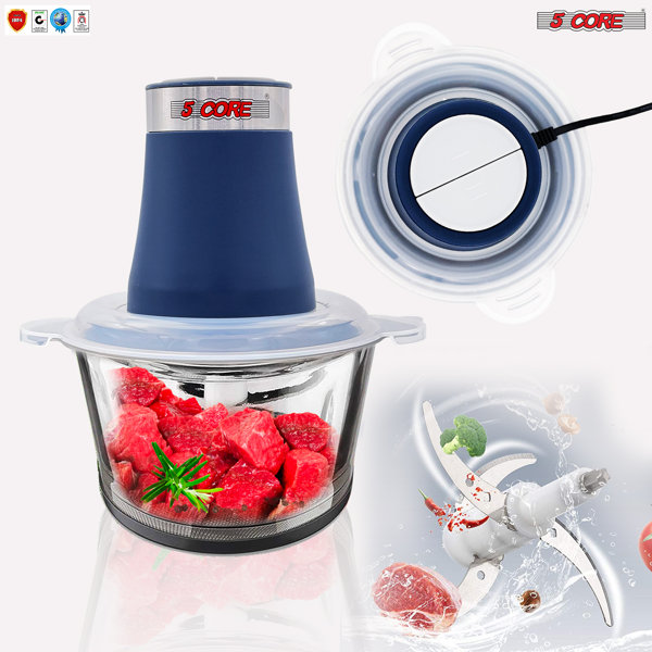 5 Core Food Processor 300W Motor, Electric Chopper Heavy Duty Meat